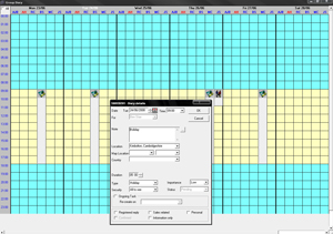 Virtual Office Software Integrated Group Diary